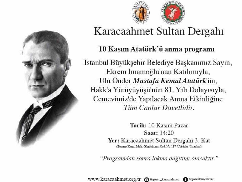 10 Kasım Mutafa Kemal Atatürk'ü Anma Programı